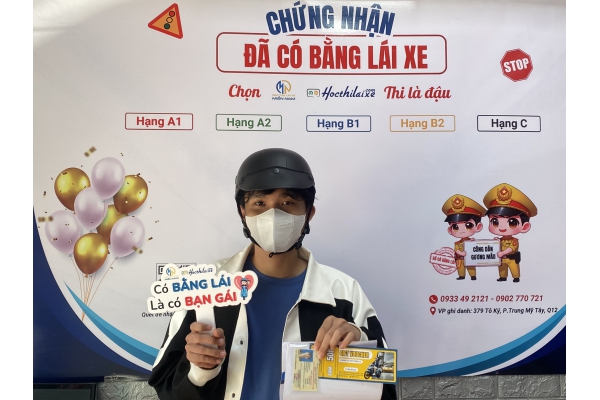 THI BẰNG LÁI XE MÁY A1